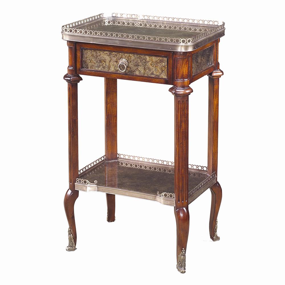 Theodore Alexander Tables Tall Rectangular End Table Sprintz